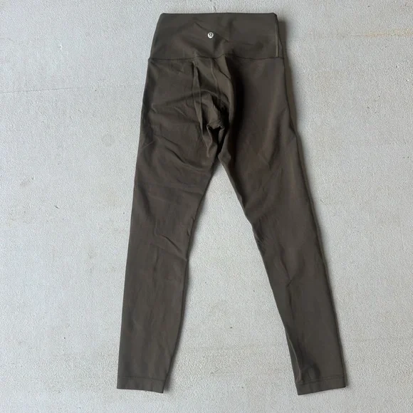 lululemon athletica Olive Green Legging Size 6 - Picture 2 of 3